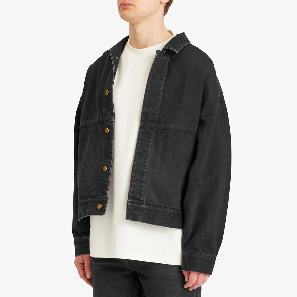 Fear of God Men's Denim Trucker Jacket Black